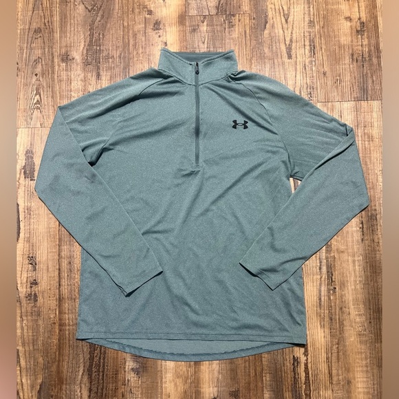 Under Armour Women's Blue Long Sleeve 1/4 Zip Pullover Shirt Size Md - Picture 1 of 5